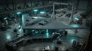 Inside the B-2 Bomber Factory Full Stealth Aircraft Manufacturing Process