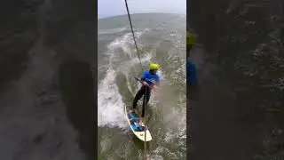 Strapless Freestyle and Kite Surf Wave Riding at The North Sea #surf