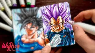 [ASMR] Drawing VEGETA ULTRA EGO - Dragon Ball Super | WyRich