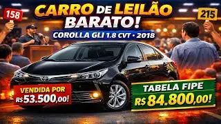 LEILÃO PRESENCIAL DE CARROS NO GLARIGLIA SP   CARROS BARATO