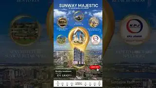 The First Sunway Project at Johor Bahru City Centre - Sunway Majistic #johorbahru #soho #realestate