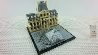 21024 LEGO&reg; Architecture Set Louvre Speed Build Review 4k by Brickmanuals