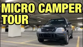 I converted my Honda CR-V into a cozy off-grid stealth camper! (SUV/Van tour)
