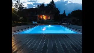 Изграждане на бетонов басейн Styropool с римска стълба