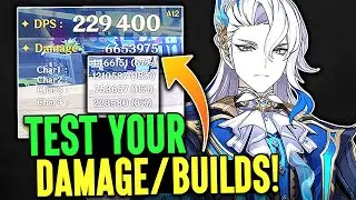 BEST Way to Test Your Real Damage! | How to Use Miliastra DPS Test Dummy++ (Genshin Impact)