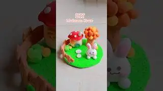 diy clay house #shorts #shortsfeed #diy #art #clay #viral #trending #clayart