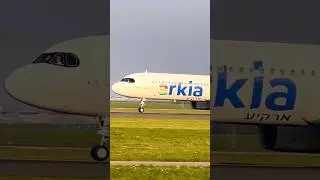 Arkia Airlines take-off from Amsterdam 🇳🇱 #shortsvideo #shorts #viral #viralvideo #planespotters