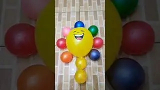 🎈Balloon Popping Fun! One Big + 9 Tiny Colorful Balloons! #funny #poppballons 02
