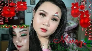 Tutorial Makeup For Christmas 🎄 🎅