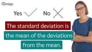 Can we simply say that the standard deviation is the mean of the deviations from the mean?