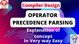 Compiler Design: Leading and Trailing in Operator Precedence Parsing || OPG