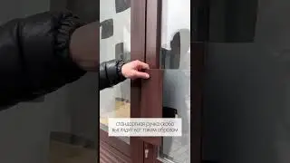 Как выглядит входная группа в Париже #панорамноеостекление #остекление #окна #двери