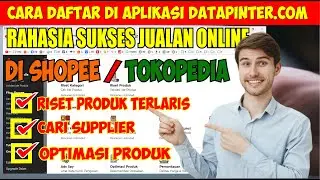 IDE JUALAN ONLINE || CARA DAFTAR APLIKASI DATAPINTER.COM