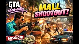 Welcome to the 80s: Shooting up the Washington Mall !!! GTA Vice CIty