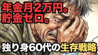 【老後破産】年金2万円。貯金ゼロ。「生活保護なんて恥だ」そう思っていた私が役所の窓口で泣き崩れた日。プライドを捨てて知った独り身60代の生存戦略。