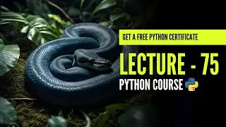 Free Python Certificate | Get Python Certificate For Free | Lecture - 75 | Python Course | In Hindi