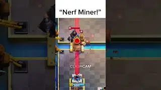 &ldquo;Nerf Miner&rdquo; #clashroyale #shorts #clashroyalememes #clashroyaleshorts Clash Royale