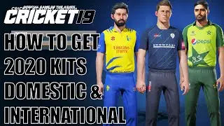 Complete Process of How To Get *UPDATED* 2020 Kits In Cricket 19 - Vitality Blast T20 Edition [4K]