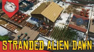 Gerencie os SOBREVIVENTES em um PLANETA ALIEN&Iacute;GENA - Stranded Alien Dawn [Gameplay PT-BR]