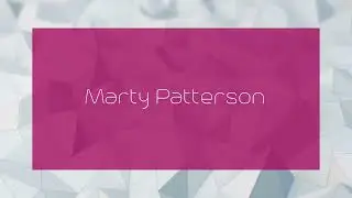 Marty Patterson - appearance
