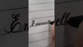 Emanuelle...#shorts, #jutaic&ocirc;rte, #caligrafia, #lettering