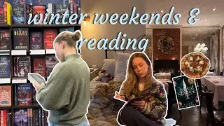 winter weekend in my life❄️📖 | reading fantasy, book shopping & cozy days