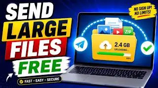 How to Send Large Files | FREE - FAST - SECURE - UNLIMITED FILE SIZE