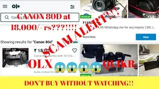 USED DSLR in 10,000 rs QUIKR, OLX | Don't Buy Without Watching!!... | Hindi