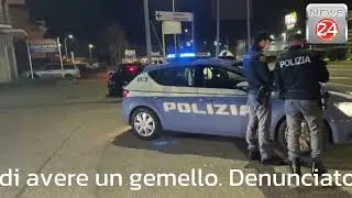 Dichiara false generalit&agrave;, scoperto, dice di avere un gemello. Denunciato
