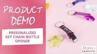 Personalized Bottle Opener Keychain