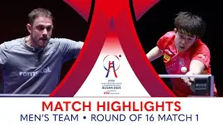 Wang Chuqin (CHN) vs Ovidiu Ionescu (ROU) | MT R16 - Match 1 | #ITTFWorlds2024