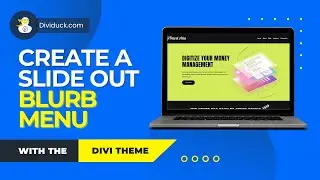 Divi Design HACK: Interactive Slide-Out Menu with Blurbs