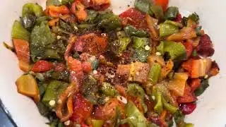 Air Fryer Roasted 😋Pepper Meze (English Recipe)