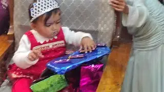 So many gifts, one happy little heart 💕🎁 #ravishingramya #cute #baby #funny #love #moments #family 