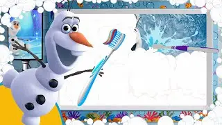 **New Olaf 2 MinuteToothbrush timer with Music & Magic Bubbles