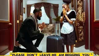 Arab BILLIONAIRE CEO Single Dad Kneels Before His African Maid And Begged Her To Stay With Him
