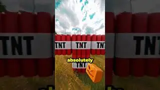 Реалистичный голем из динамита против голема из пустоты #minecraft #shorts