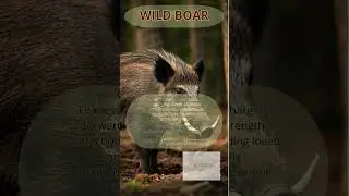 Spirit Animal for Today: Wild Boar  #spiritanimals #wildboar