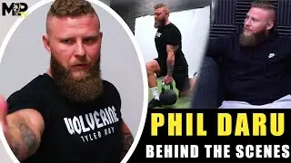 Phil Daru At Mind Pump - Podcasting & ACL Injury Workout - Behind The Scenes