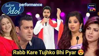 Salman sir का गाना indian idol में rabb kare tujko bhi pyar ho jaye | indian idol funny audition 😂