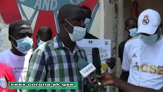 CAMPAGNE XEEX CORONA  AK ABABACAR S BEYE  DG DU PORT  ET GSE A LA COMMUNE DE DIEUPPEUL DERKLE