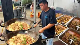 Only $0.50! Cooking 5 Varieties of Stir-Fried Best Meat with Basil Per Day | Thai Street Food