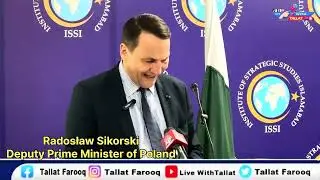 🔴 Breaking News (Live):Islamabad: Poland&rsquo;s Deputy Prime Minister delivers a lecture at the (ISSI)