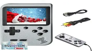 Digihan Portable Retro Gaming Console 3.0 inch Screen 400 Classic Games (Grey)