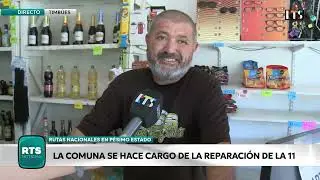RUTA 11 EN REPARACI&Oacute;N | TIMB&Uacute;ES INTERVIENE ANTE EL DETERIORO DE LA TRAZA
