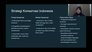 TUGAS KSDH (PENGELOLAAN KEBUN RAYA DALAM KONSERVASI TUMBUHAN DI INDONESIA)