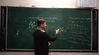 co-ordination number, atomic radii and relation parameters for sc,FCC, bcc crystal structure