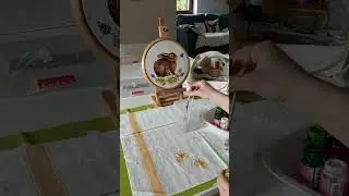 strofinaccio in cotone dipinto a mano (prima parte)