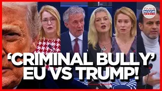 EU vs TRUMP LIVE | 'He's A Criminal': MEPs Unleash Barrage of Criticism Against President Trump