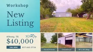 Albany, TX Commercial Workshop For Sale